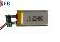 LP281323 3.7v 38mAh batería recargable de polímero de litio con cable FPC para auriculares inalámbricos
