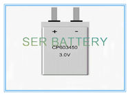 Tipo fino delgado batería 3V CP603450 del manganeso del litio para la etiqueta electrónica activa