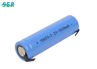 pilas de batería del fosfato del hierro del litio de 3.2V 1500mAh, batería de coche del fosfato del hierro del litio IFR 18650