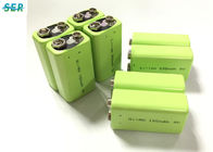 Batería de litio de Nimh 9V, detector de Ion Rechargeable Battery For Smoke del litio 180mAh