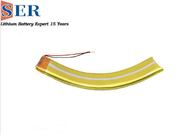 Polímero de litio curvado flexible adaptable Ion Safety Curved Lipo Battery de Li Poly Battery 3.7V