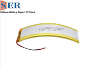 Polímero de litio curvado flexible adaptable Ion Safety Curved Lipo Battery de Li Poly Battery 3.7V