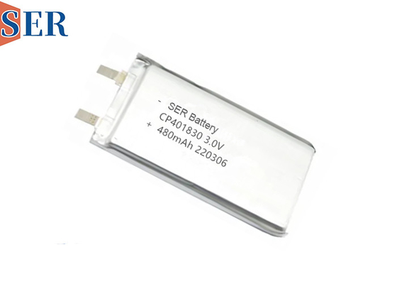 No recargable Soft Pack Li Mno2 Batería CP401830 3,0V 400mah Para el sensor urinario