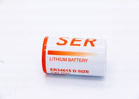 Tamaño no recargable ER34615M del cloruro de tionil del litio del poder más elevado de la batería de Li SOCL2 3.6V D