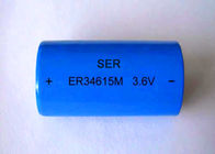Tamaño no recargable ER34615M del cloruro de tionil del litio del poder más elevado de la batería de Li SOCL2 3.6V D