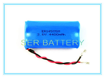 Aprobación modificada para requisitos particulares del CE del tamaño ER14505M-2P 1S2P de la batería 4400mAh 3.6V/7.2V AA de Li SOCL2