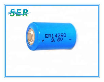 Batería de Li SOCL2 del metro de gas, tipo del poder de 1/2AA ER14250M Battery 3.6V 750mAh