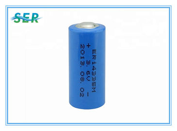 Tipo espiral metro del tamaño ER14335M For Water Heating de la batería primaria 2/3AA del litio de 3.6V 1200mAh