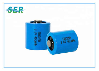 Uso del metro de gas de la batería de litio de voltio 100mAh de la alta capacidad ER11120 3,6
