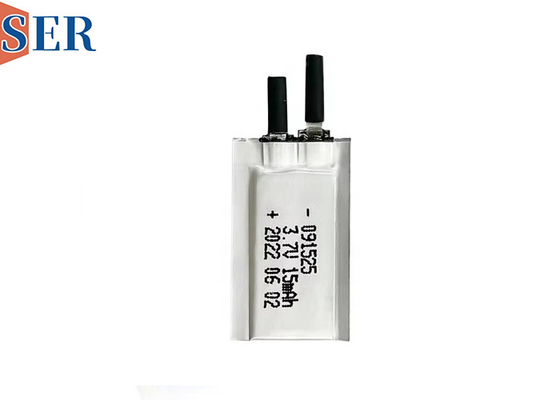 Personalizar 3.7V celda de bolsa ultra delgada 091525 batería recargable de litio polímero para dispositivos portátiles
