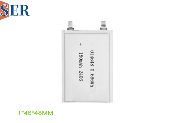Suministro de la fábrica de baterías 3.7v Batería de litio de polímero ultra delgado recargable 014648 para dispositivos electrónicos