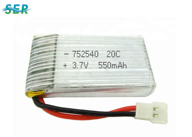 Batería inteligente 20C 721855 de RC Clipo 3,7 contaminación de voltio 500mAh libre