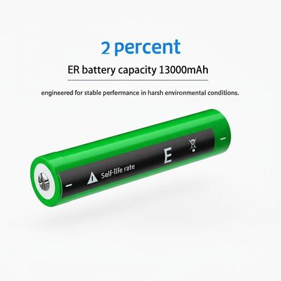 Self-life rate 2 percent ER battery capacity 13000mAh engineered for stable performance in harsh environmental conditions