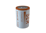 Las baterías del tamaño LiSOCL2 de ER34615M 3.6V D tuercen en espiral alta batería del cloruro de tionil del litio del dren