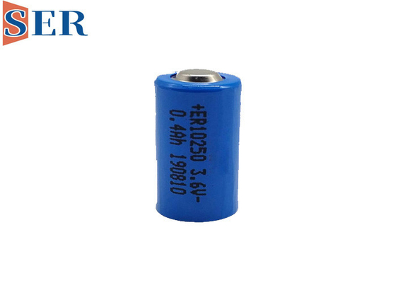 Batería 3,6 V Bobbin Type Primary LiSOCl2 del cloruro de tionil del litio de ER10250 el 1/2 AAA