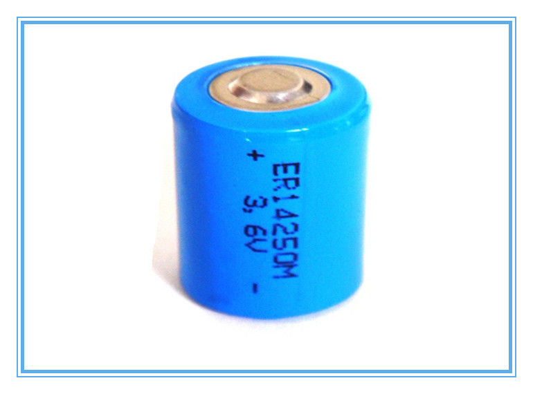 Batería de Li SOCL2 del metro de gas, tipo del poder de 1/2AA ER14250M Battery 3.6V 750mAh