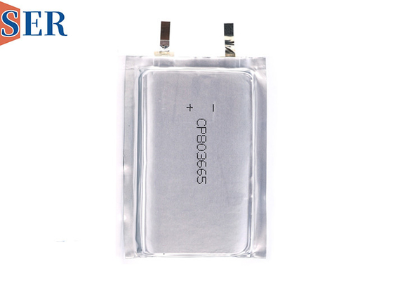Batería suave primaria ultra fina del manganeso del litio del paquete de la batería 3.0V de SER CP803665 Limno2
