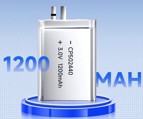 Modifique la célula ultra fina de la bolsa para requisitos particulares de la batería Li-MnO2 de CP502440 3.0V 1200mAh para RFID GPS