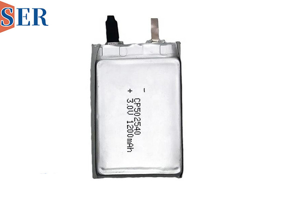 Batería suave LiMNO2 flexible del paquete CP502540 para el lector remoto