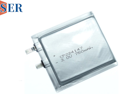 Batería no recargable Limno2 Ultra delgada CP224248 3,0V CP Batería de paquete blando para tarjeta inteligente