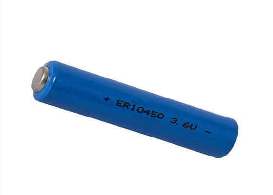 Cyclindrical ER10450 3,6 batería del AAA Li SOCl2 de voltio para el sensor del humo No.7