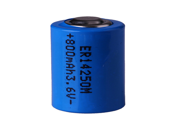 Tamaño R6 ER14250M 800mAh de la batería primaria 1/2AA del litio de LS14250M Li SOCl2 para las máquinas herramientas CNC