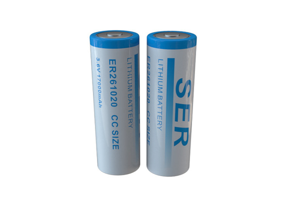 Batería de litio de ER261020 cc 3.6V LiSOCL2 Bobbin Type Battery 3,6 v