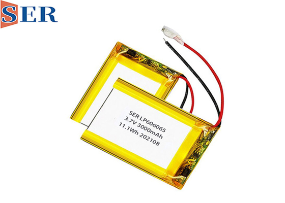 Batería 3.7V 7.4V 11.1V 2500mAh del polímero de litio de Li - de Ion Pouch Lipo 606065