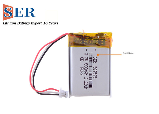 célula recargable de Lipo de la batería del polímero de litio 5000mAh para el perseguidor del vehículo