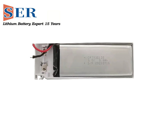 Tira larga primaria de la batería 3.0v del litio CP7835128 menos las baterías de bambú ultra finas comunes Limno2