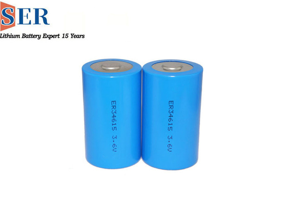 batería ER34615S seguro de 12000mAh Li SOCL2 para el instrumento de la medida de la exploración